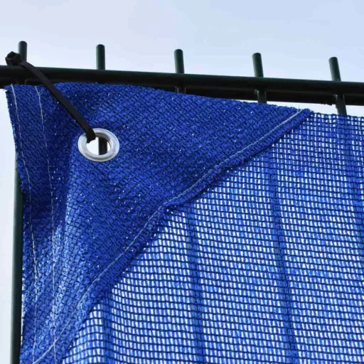 Blauw Bouwheknet 1,80m x 3,45m - Schermdoek & Privacy Net