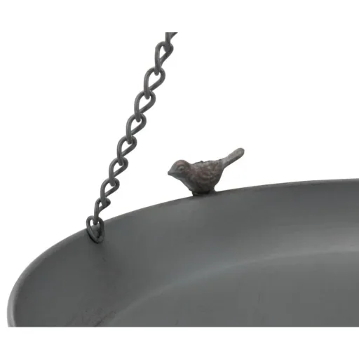 Hangende Vogeltränke & Vogelbad - Metaal, Grijs