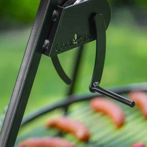 Schwenkgrill met Driepoot & RVS Rooster, 70 cm