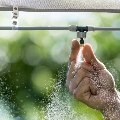 Sprühnebelsysteem 7,5m - Nebeldouche voor Tuin & Terras