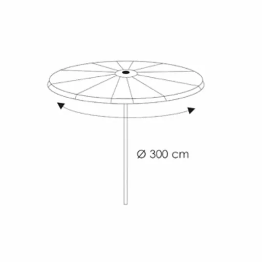 Parasolhoes - Beschermhoes voor Tuinparasol Ø300cm