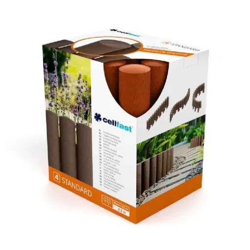 Tuinpalisade 4 Standaard Rood 2,30m