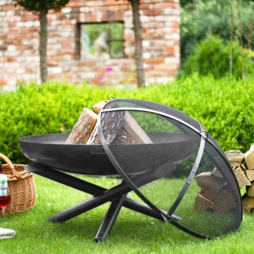 INDIANA Vuurschaal 80 cm van Staal voor Tuin & Terras