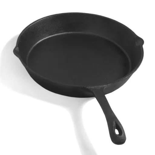 Gietijzeren Pan 28 cm: Robuust, Veelzijdig & Handgemaakt