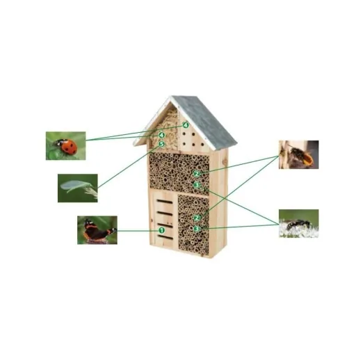 Houten Insektenhotel: Natuurlijke Nesthulp voor Uw Tuin