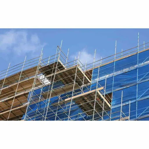 Steigerbeschermnet 3,07 x 10 m groen 50 g/m²