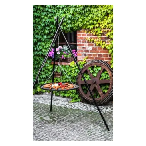 Schwenkgrill Tipi, Barbecue Driepoot, Tuingrill met Rooster