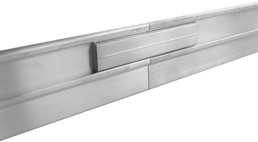 Ultra sterke aluminium Borderrand 64mm x 100cm | Gazonrand | Kantopsluiting
