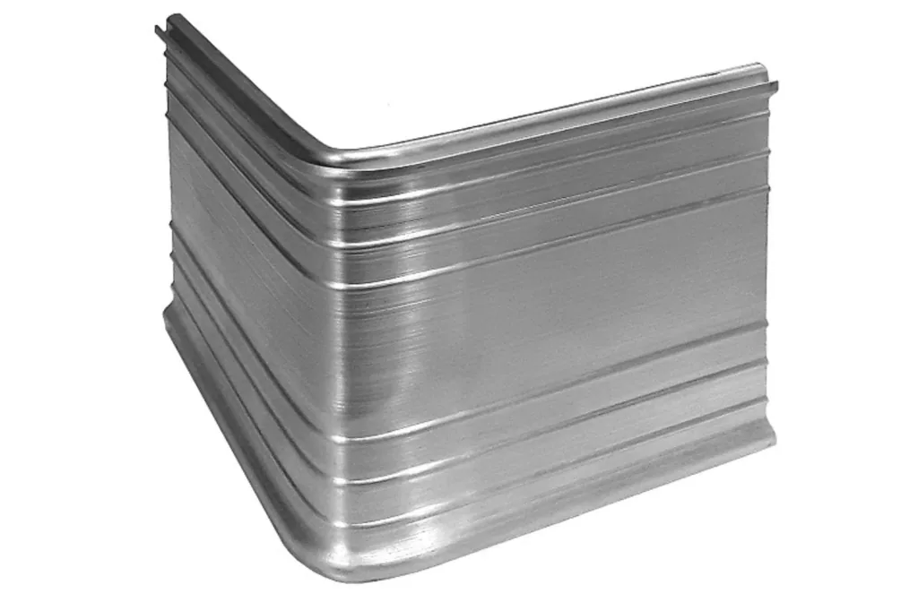 Hoekhoek 90 graden voor Ultra sterke aluminium Borderrand 24cm | Gazonrand | Kantopsluiting