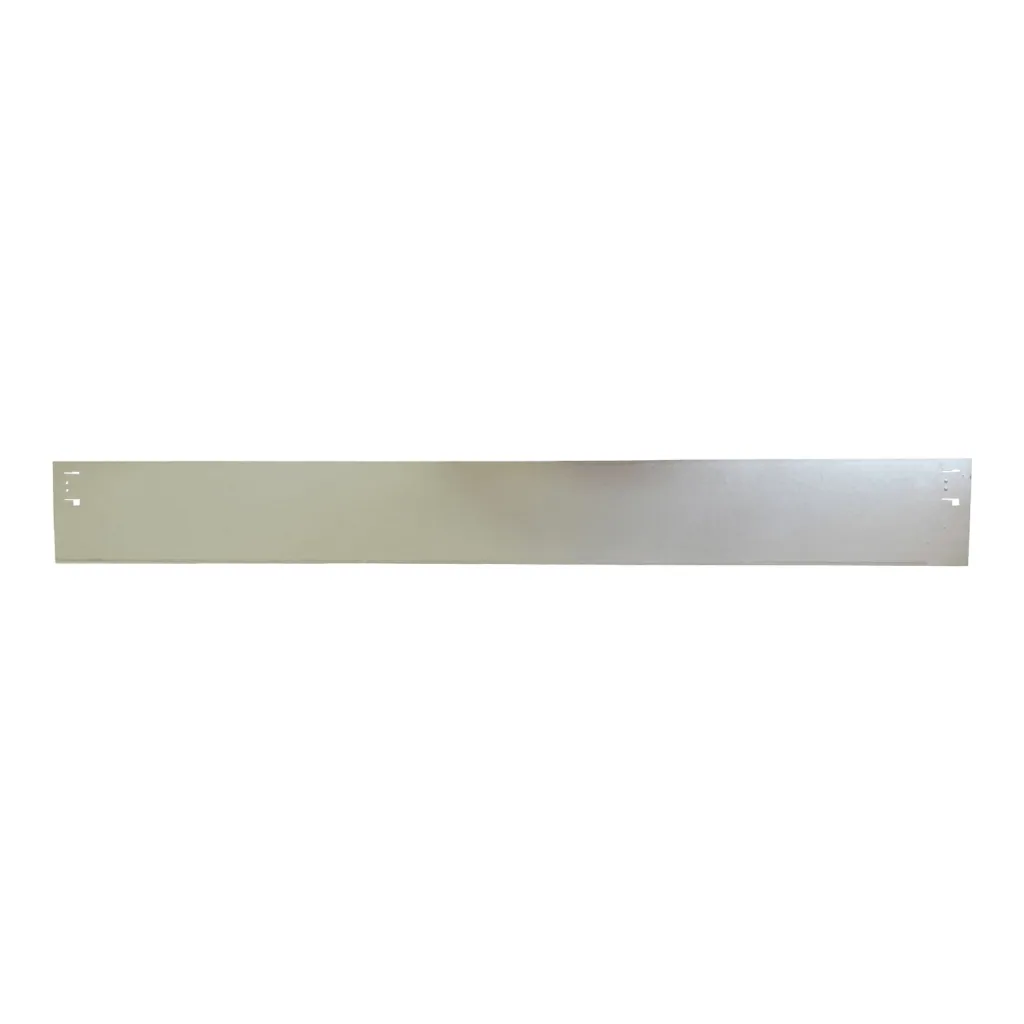 Metalen gazonrand, 13,5 cm x 120 cm, grijs