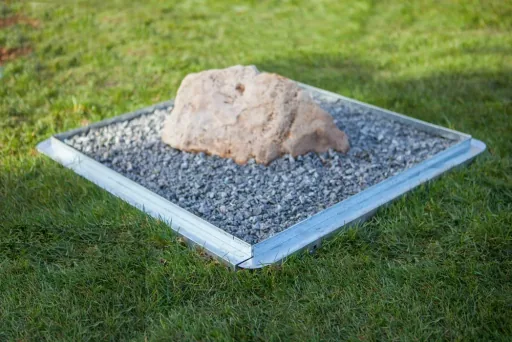 Borderrand Met wielkast met klem 9,5cm x 120cm | Gazonrand | Kantopsluiting