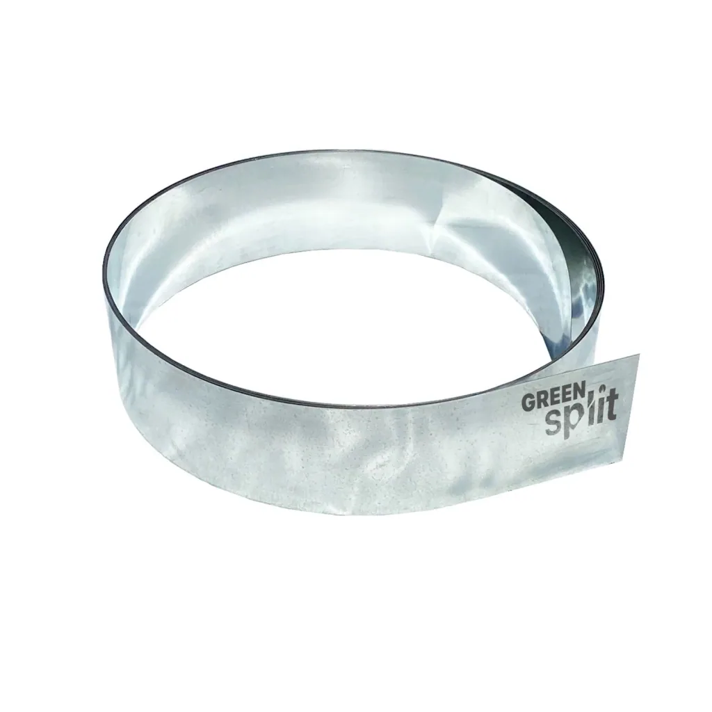 Borderrand afzetlint metaal alu/zink 15 cm x 15 meter | Gazonrand | Kantopsluiting