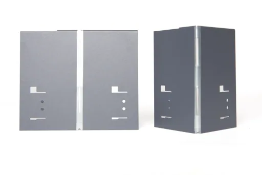Aluminium/zink hoek voor gazonrand, 13,5 cm, ongeverfd