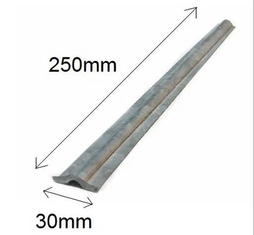 Grondankers metaal 25cm x 3cm | Borderrand | Gazonrand | Kantopsluiting