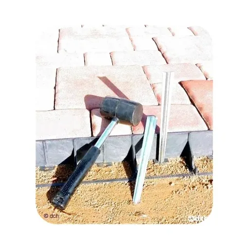Grondankers metaal 25cm x 3cm | Borderrand | Gazonrand | Kantopsluiting