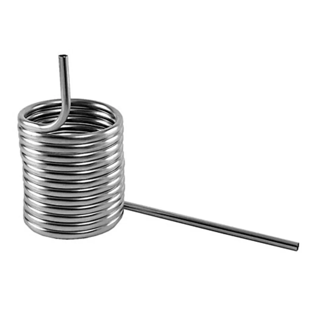 Bierspiraal - Bierkoeling van Edelstaal, d14 cm, gedraaid, koelslang: linkervleugel