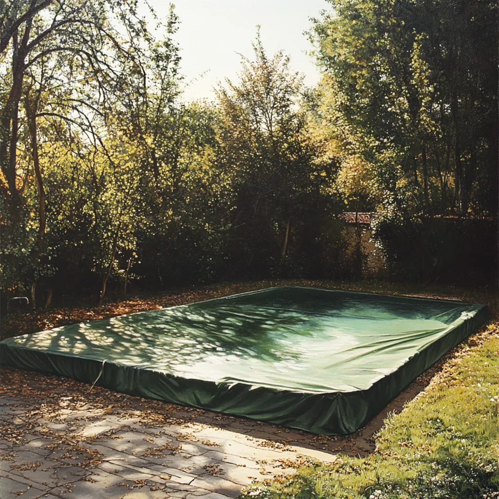Afdekzeil, waterdicht zeil 280 g/m², 6 x 12m (72m²), groen, scheurbestendig