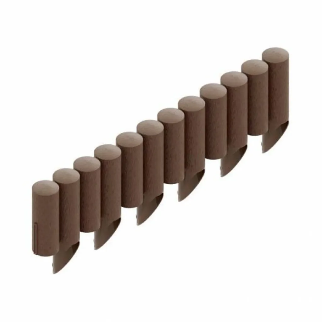 Borderrand plastic groen 2,3m x 25,5cm | Gazonrand | Kantopsluiting