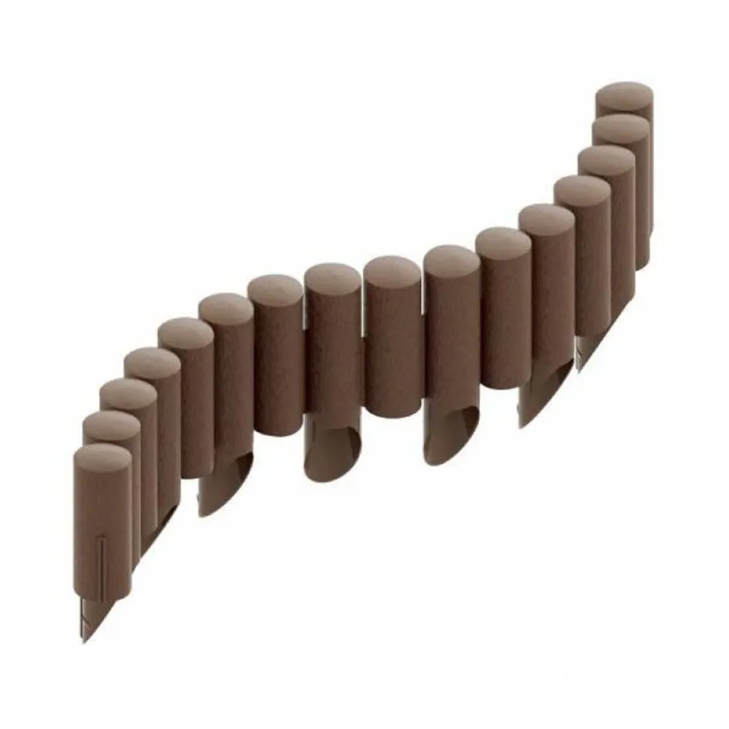 Borderrand plastic groen 2,3m x 25,5cm | Gazonrand | Kantopsluiting