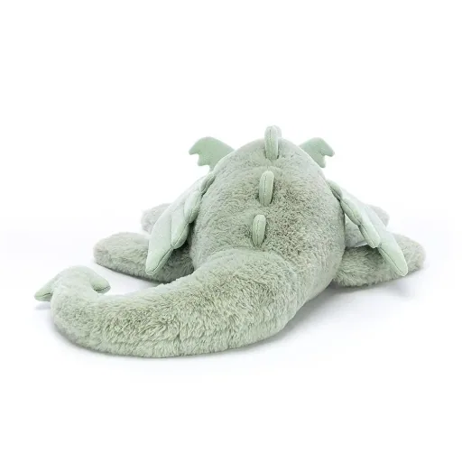 Jellycat Knuffel - Sage Dragon, Maat: Groot - H19 X B66 CM