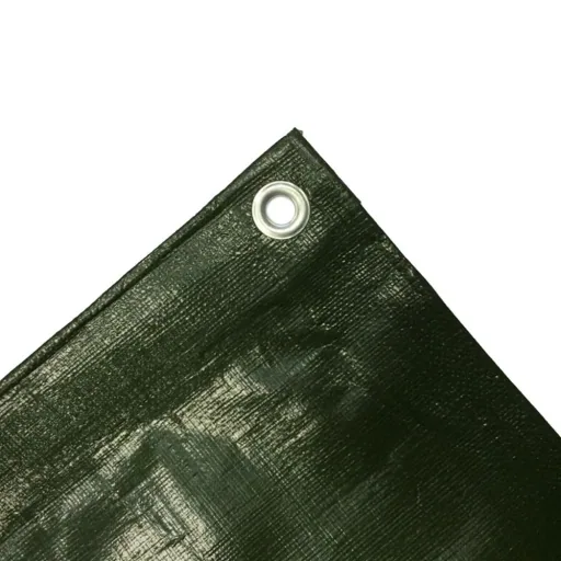 Groen Afdekzeil 210g/m², 1,5x6m (9m²) - Waterdicht en UV-bestendig