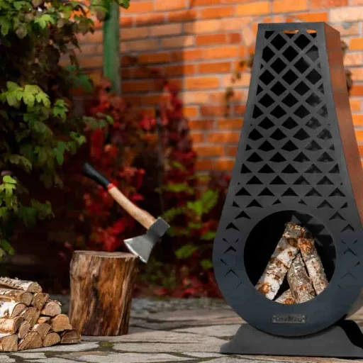 Tuinhaard Avangardo - Terrasverwarmer met Kookplaat