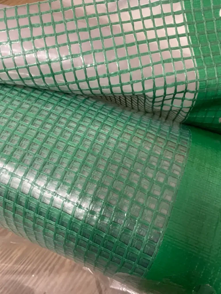Gitterfolie met nagelrand 1,5 x 50m, schuurbestendig, waterdicht en UV-bestendig