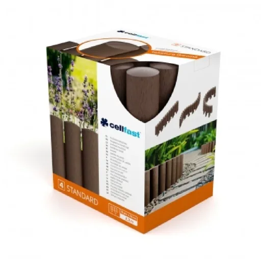 Tuinafscheiding Bruin 2,30 m – Beetomlijsting en montagegemak