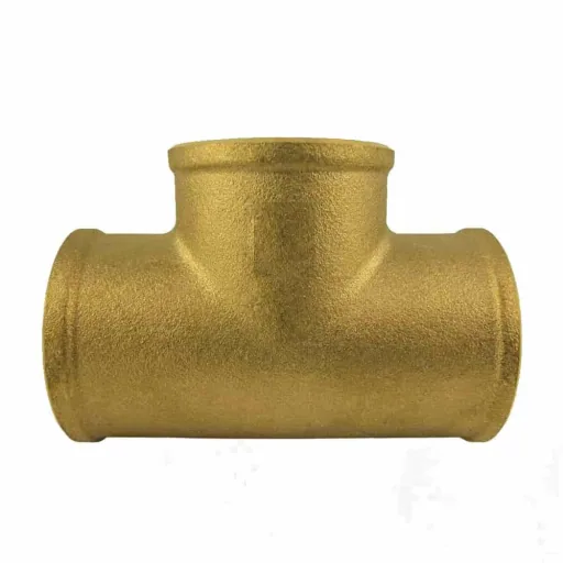 Messing T-stuk 3x1" IG + 3x Gewindestück 1" AG – Perfect voor uw waterleiding