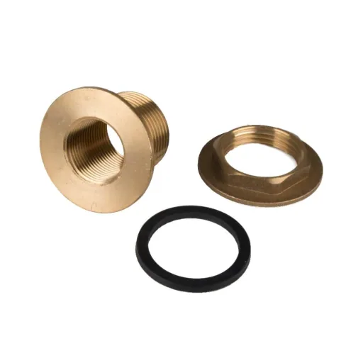 Tankdoorvoer Regenton, Messing 25mm Slangtule 1 inch - Veilige Tank Aansluiting