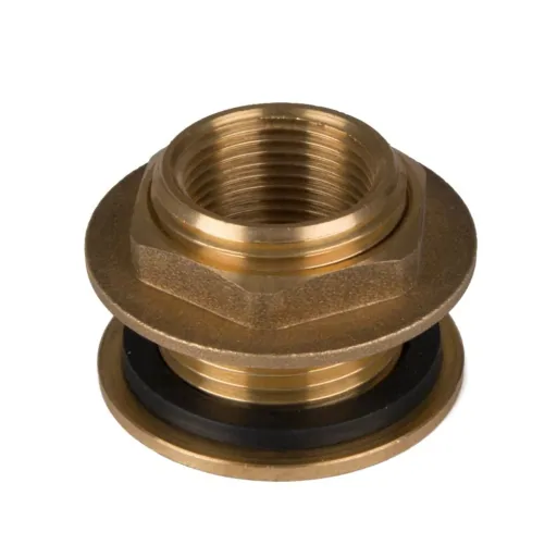 Tankdoorvoer Regenton, Messing 25mm Slangtule 1 inch - Veilige Tank Aansluiting