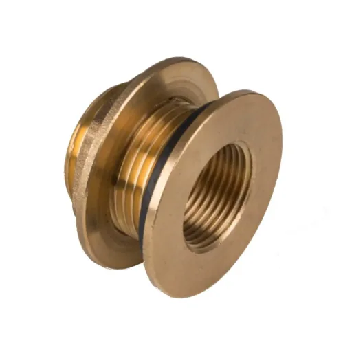 Tankdoorvoer Regenton, Messing 25mm Slangtule 1 inch - Veilige Tank Aansluiting