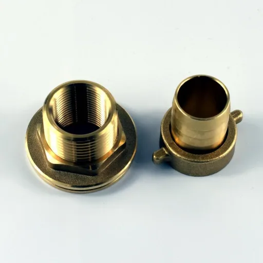 Tankdoorvoer Regenton, Messing 25mm Slangtule 1 inch - Veilige Tank Aansluiting