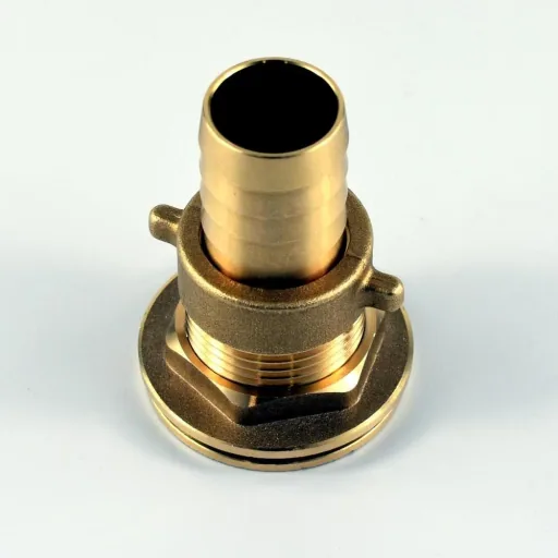 Tankdoorvoer Regenton, Messing 25mm Slangtule 1 inch - Veilige Tank Aansluiting