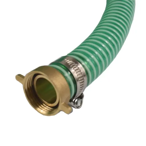 1"/25mm Zuig- + persslang met 1" AG Slangtule + 1" IG 2/3 Schroefverbinding 2m