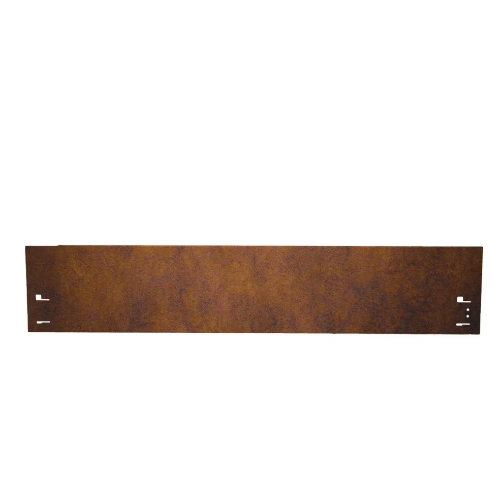 Set van 10 Border, cortenstaal border 120 cm lang, 13,5 - 18,5 cm hoog, borderrand, Breedte-gs: 18.5 cm