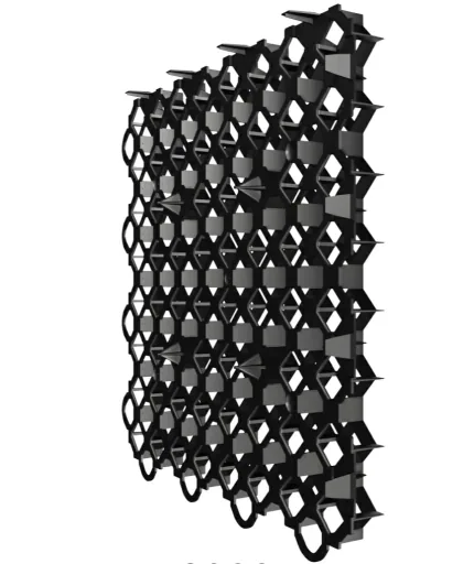 Plastic grastrooster, hoeveelheid: 1 stuk, kleur: zwart