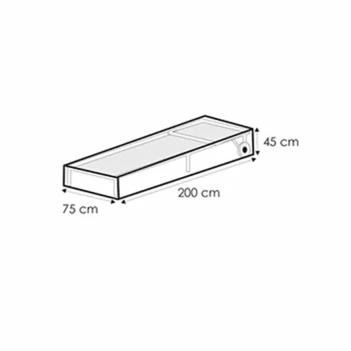 Beschermhoes Ligstoel Transparant 200x75x45cm