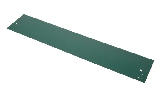 Metalen graskant 13,5 cm x 120 cm, grijs