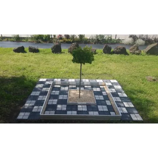Ultra sterke aluminium Borderrand Hoogte: 10-14-24 cm, Lengte: 1-30 m | Gazonrand | Kantopsluiting, Breedte-gs: 24 cm; Kwaliteit GS: 5