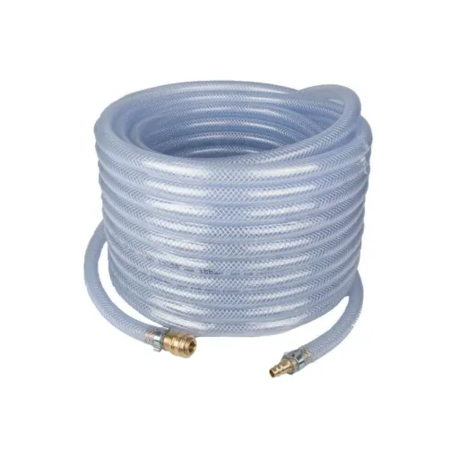 50m Persluchtslang met Koppeling - 13x20mm, Flexibel PVC