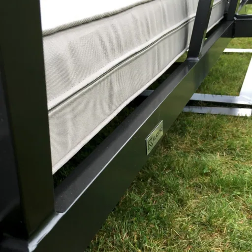 Tuin Loungeset 6-delig - Aluminium Frame - Antraciet met Lichtgrijze Kussens