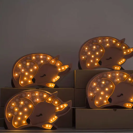 little lights Led deco lamp hert bruin