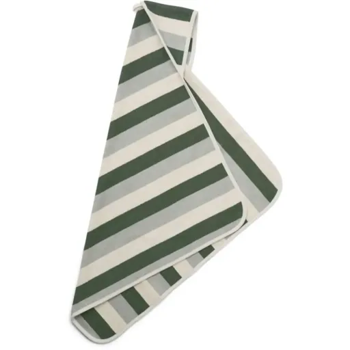 Liewood "Alba" kaphanddoek groen gestreept