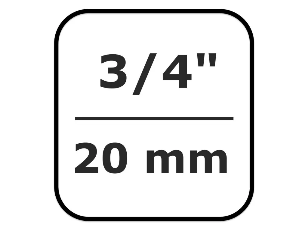 Slagschroefdop 32mm, 3/4 Slagschroefdop, SW 32 Krachtdop