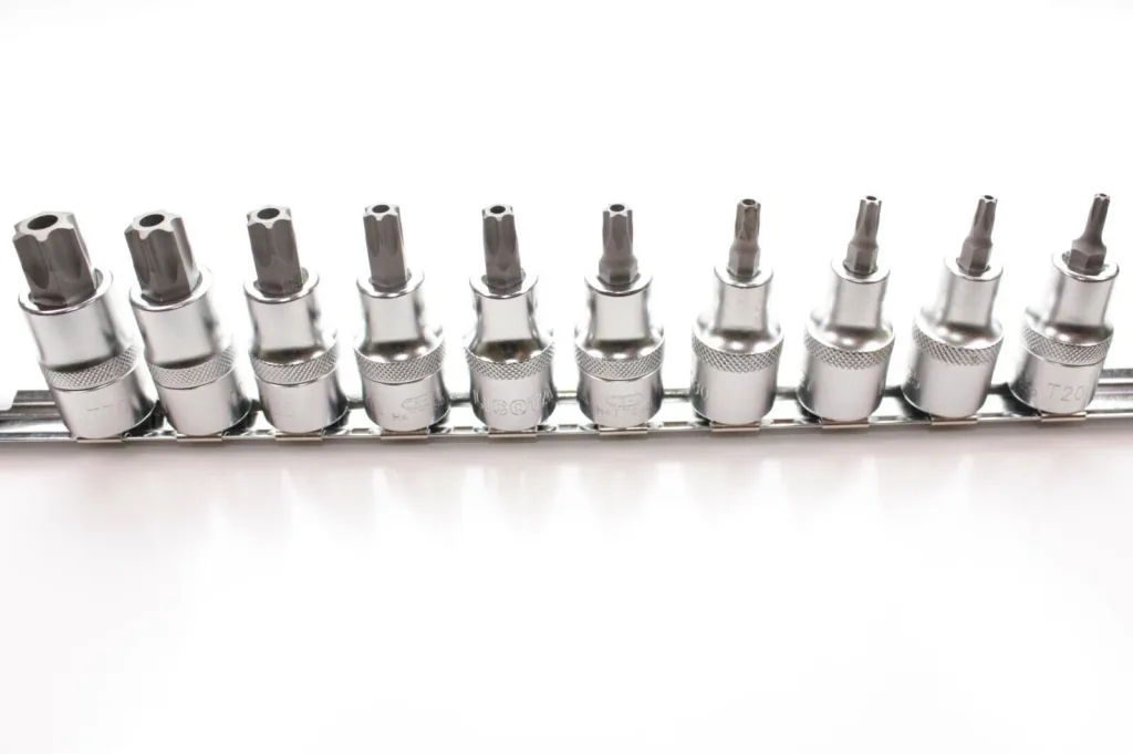 zeskant Dopsleutel 1/2" T20, CrV Staal, Korte Uitvoering