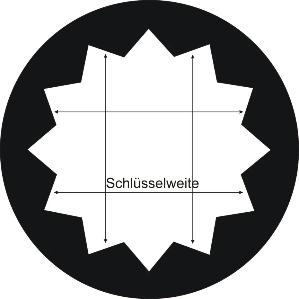 1/2 Inch Dopsleutel, Lange Dopsleutel, CR-V, 12 Kant