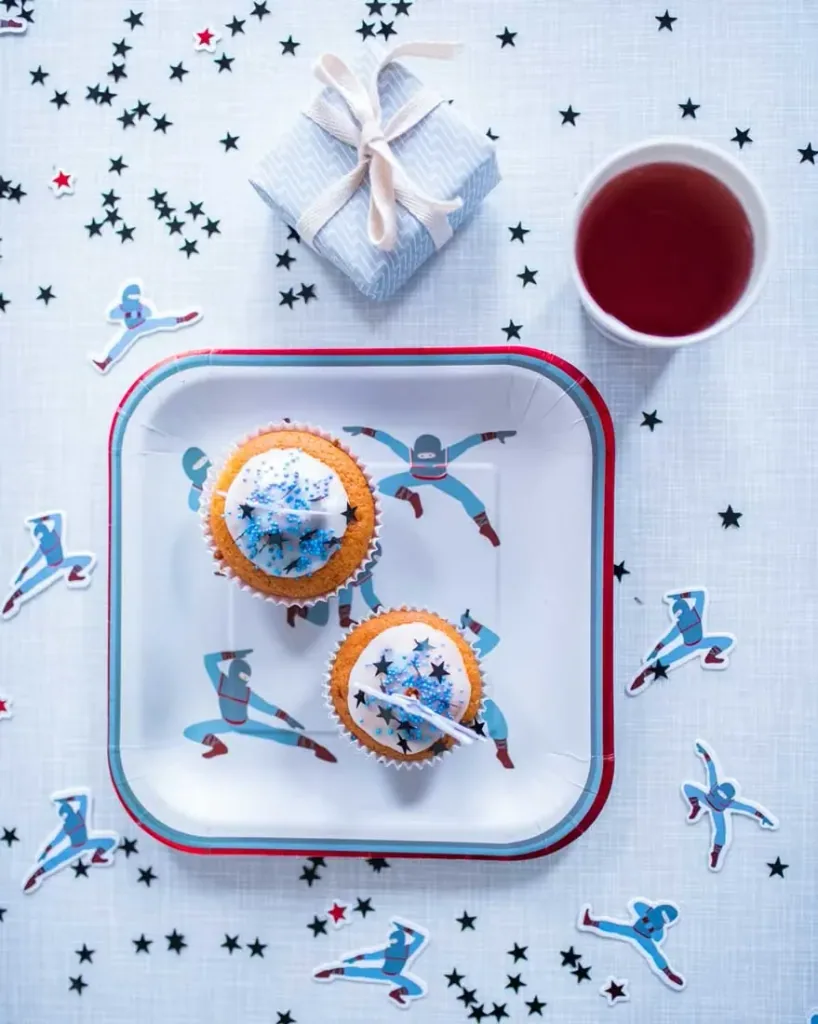 Ava & Yves cupcake set ninja's