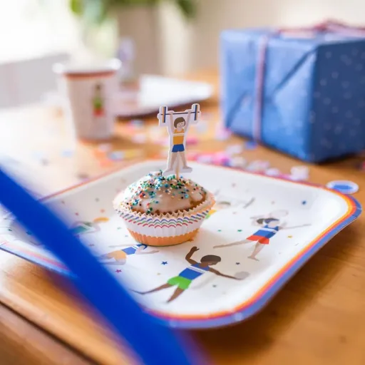 Ava & Yves Cupcake Set Atleten