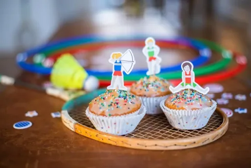 Ava & Yves Cupcake Set Atleten